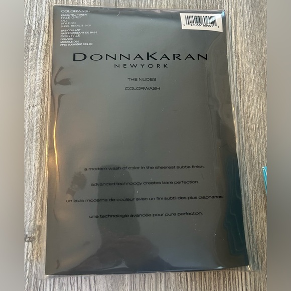 Donna Karan Other - Donna Karan Vintage Hosiery The Nudes Colorwash Pale Gray Essential Toners D55.
